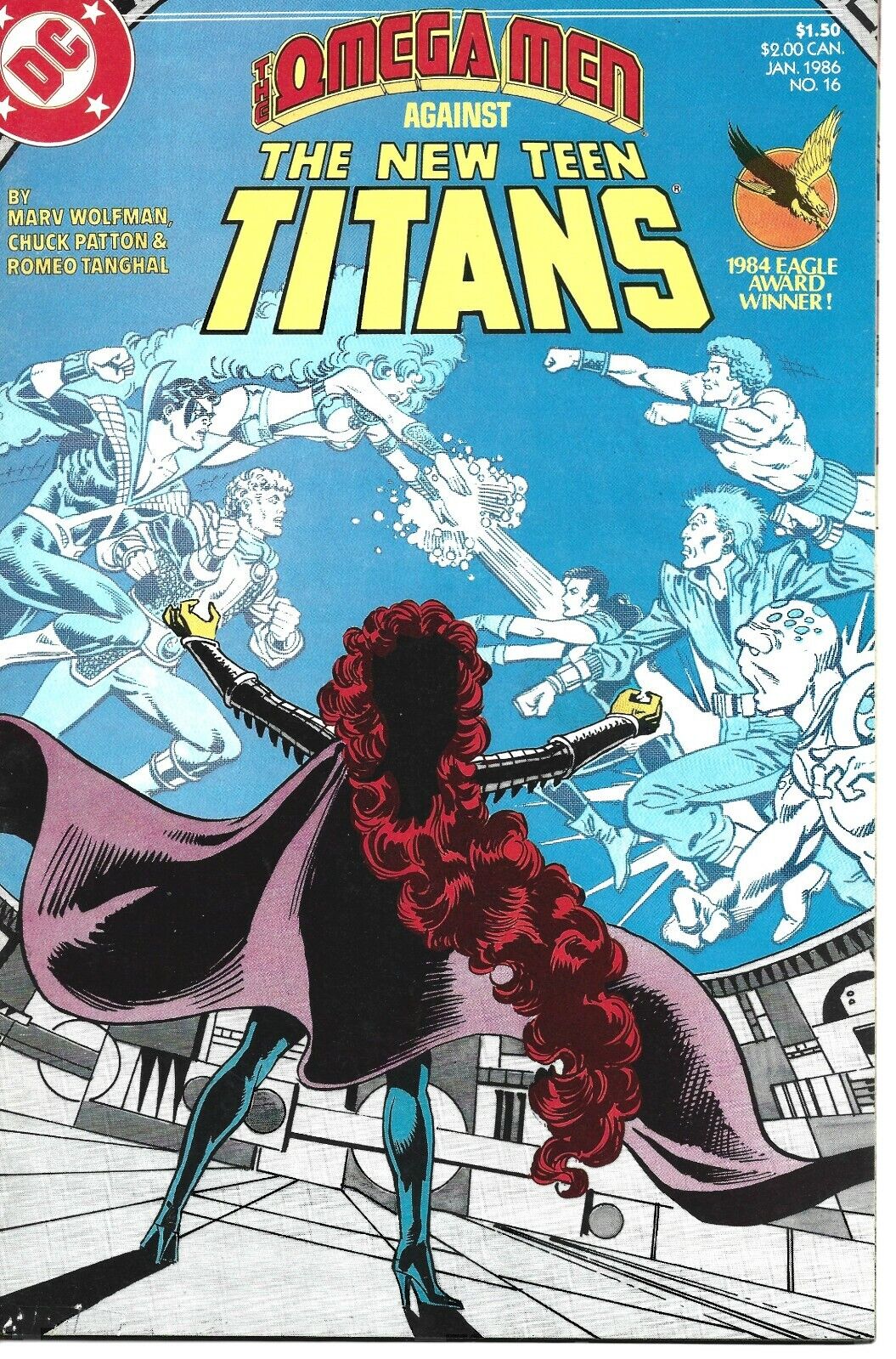NEW TEEN TITANS #16 DC COMICS 1986 BAGGED AND BOARDED