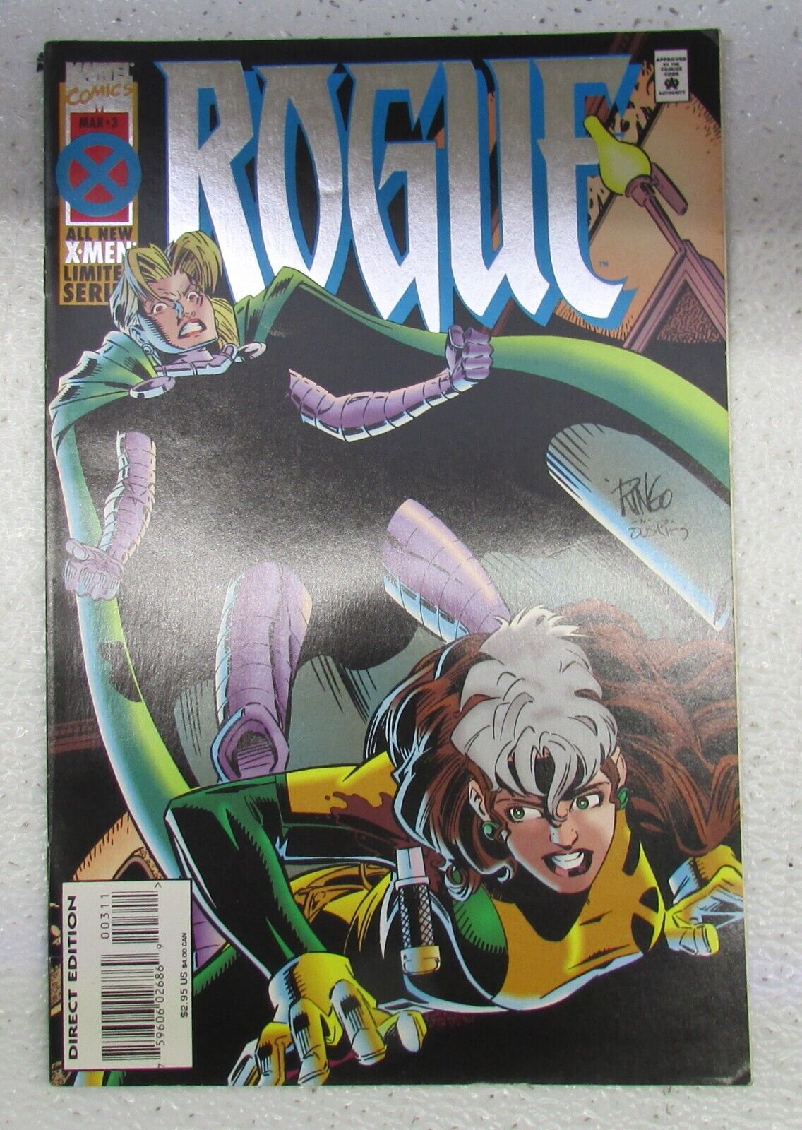 Vintage Marvel Comics Rogue X-Men Vol 1 No 3 March 1995 Comic Book