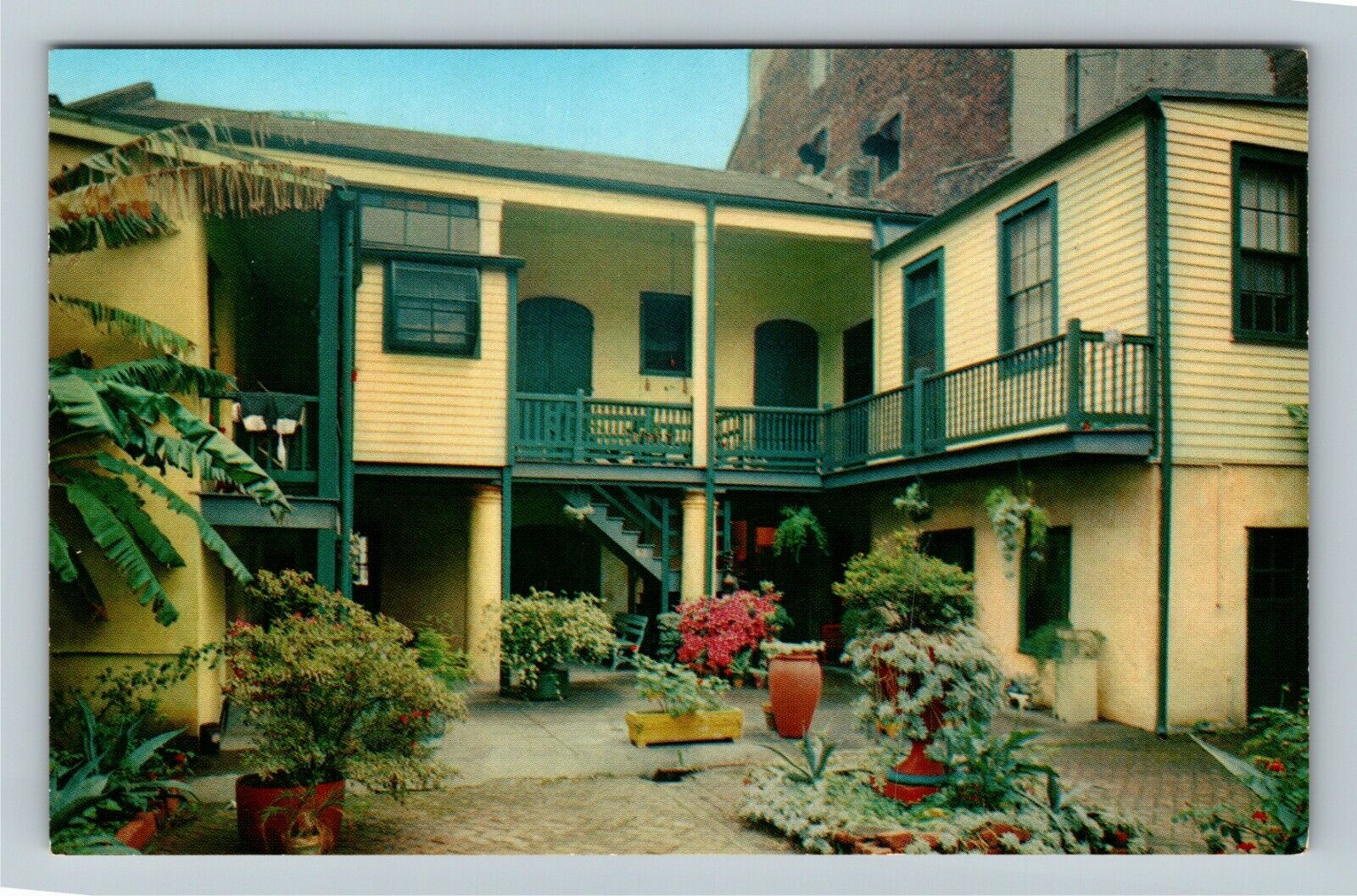 New Orleans LA-Louisiana, Patti\'s Courtyard, Vintage Postcard