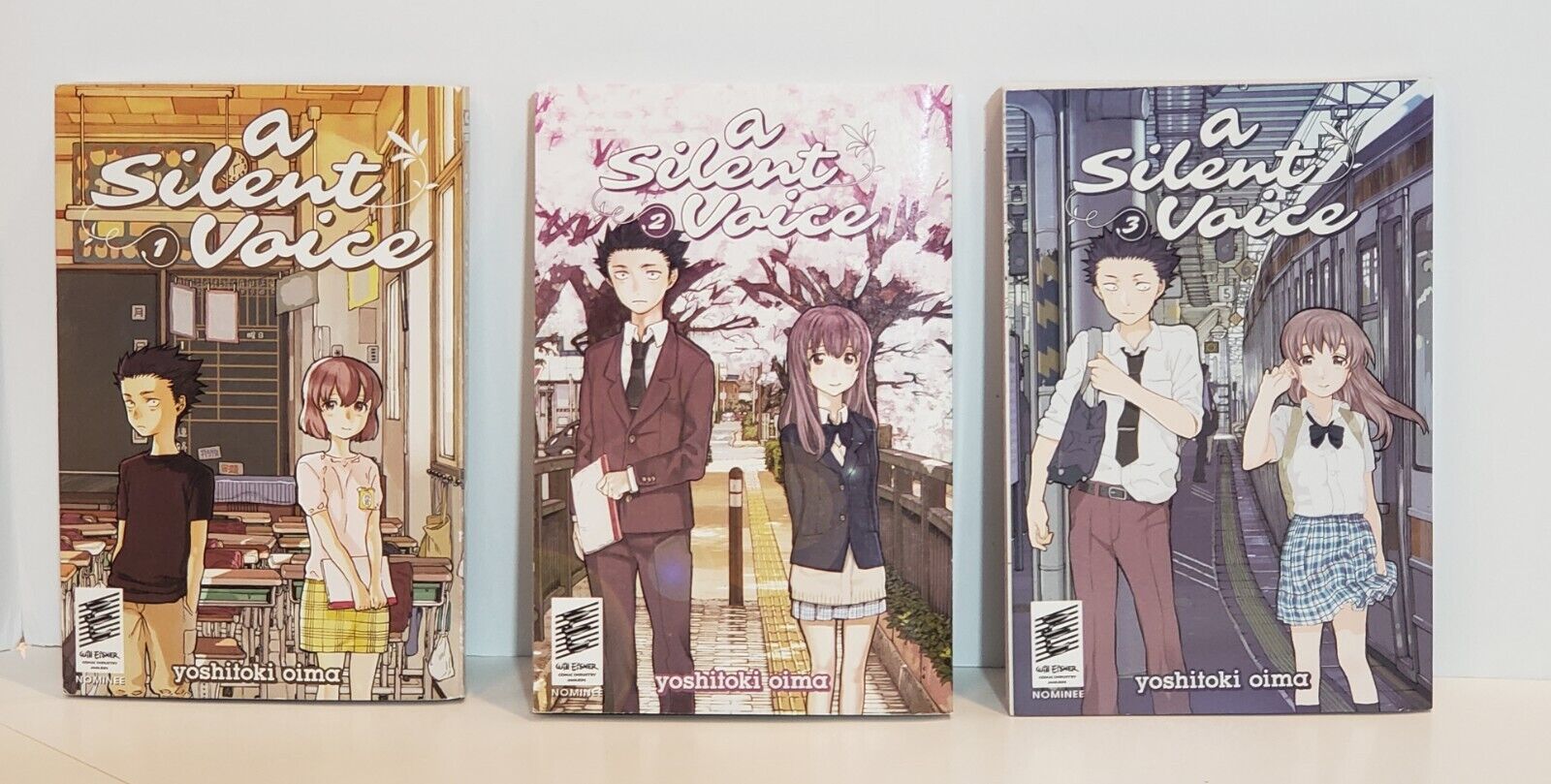 A Silent Voice by Yoshitoki Oima  Volumes 1,2,3 English Manga TPB