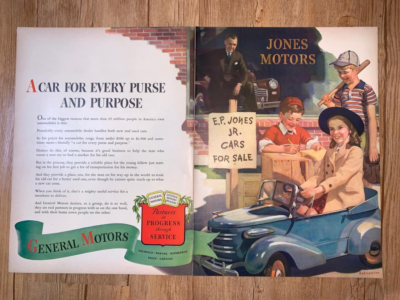 Magazine Ad* - 1941 - General Motors - World War II - (two-pages)