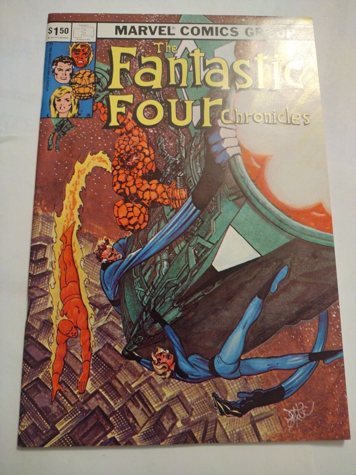 Vintage Comic Fantastic Four Chronicles #1