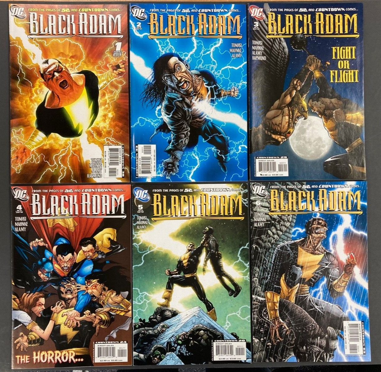 Black Adam #1-6 - 2007 DC Comics - Alex Ross 1:10 #1 Variant