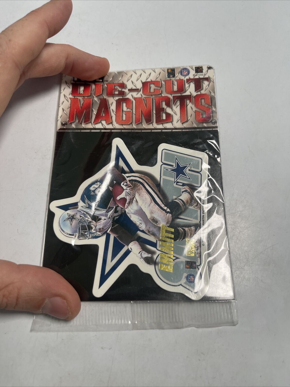 1996 NFL Die-Cut Magnets Emmitt Smith Football Magnet New Dallas Cowboys