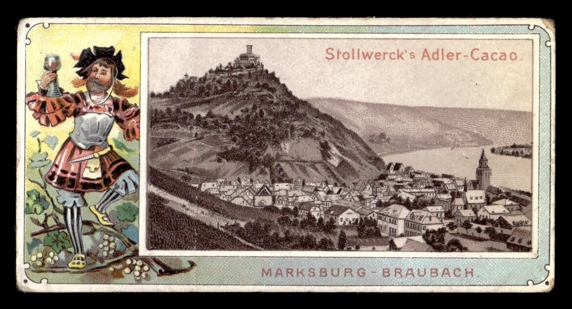 1897-1916 Stollwerck Chocolates Serie 26 #5 Marksburg-Braubach