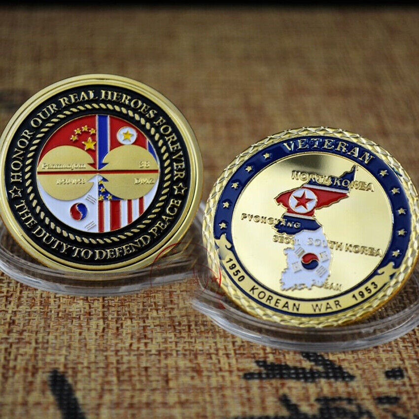 Coin Challenge Collectible Commemorative Peace US 1950-1953 KOREAN WAR VETERAN
