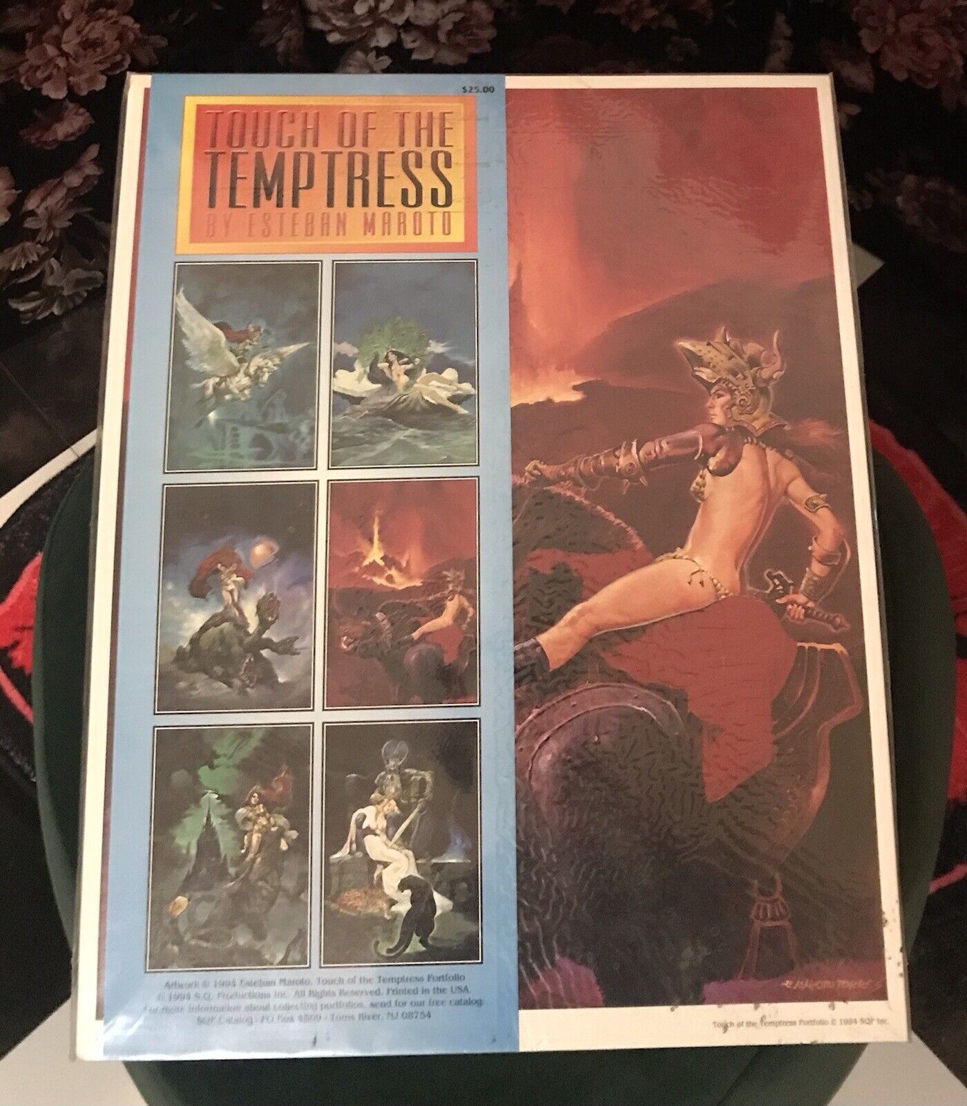 Touch Of The Temptress By Esteban Maroto ~NEW~ Shrink Wrapped ~ 6 Artworks 1994