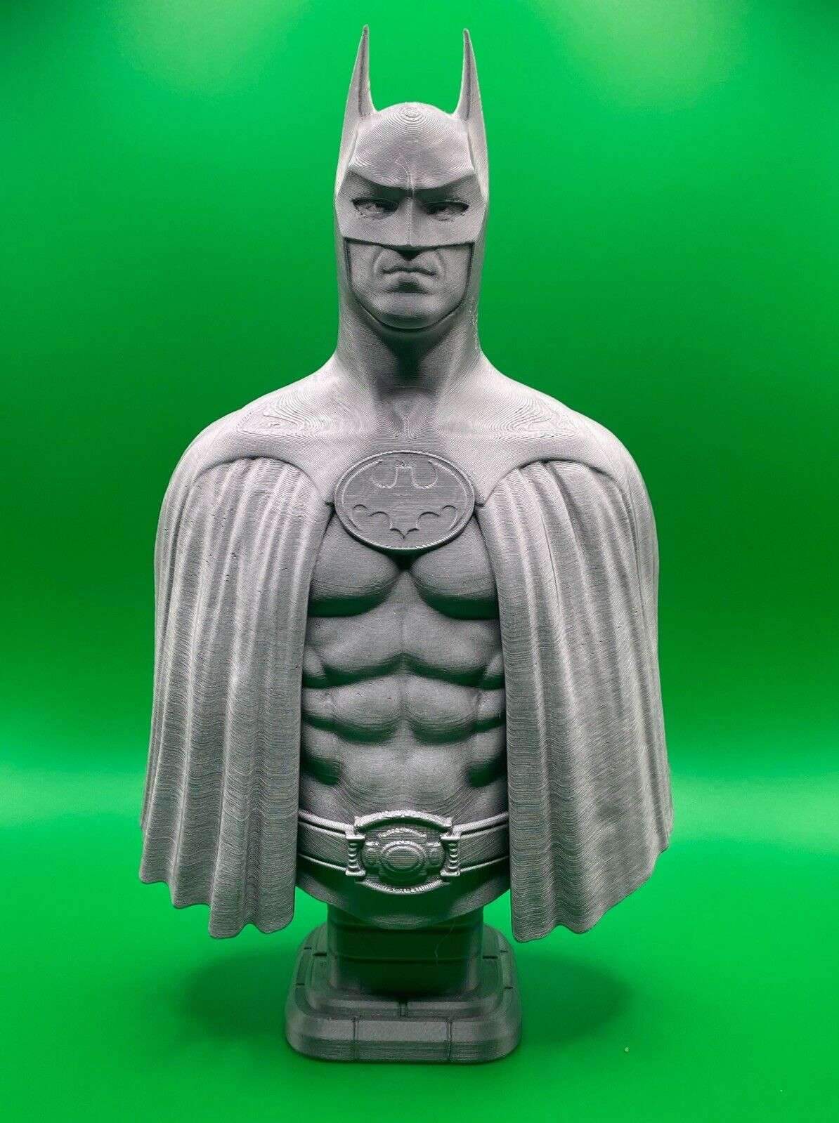 Batman  Statue 1989 Movie 3D Printed Plastic Filaments 8 Inches Tall Paintable