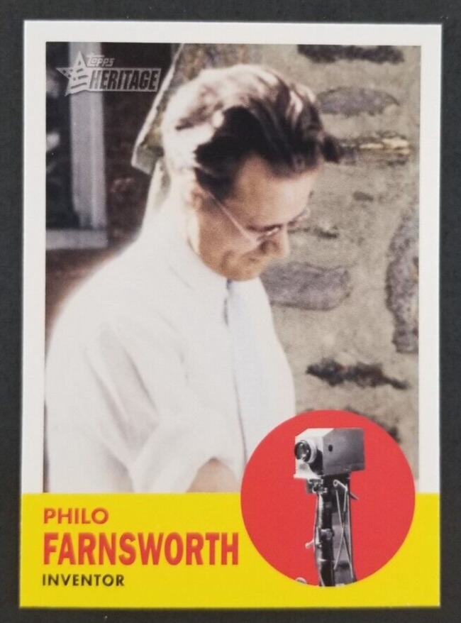 Philo Farnsworth Inventor 2009 Topps Heritage Card #46 (NM)