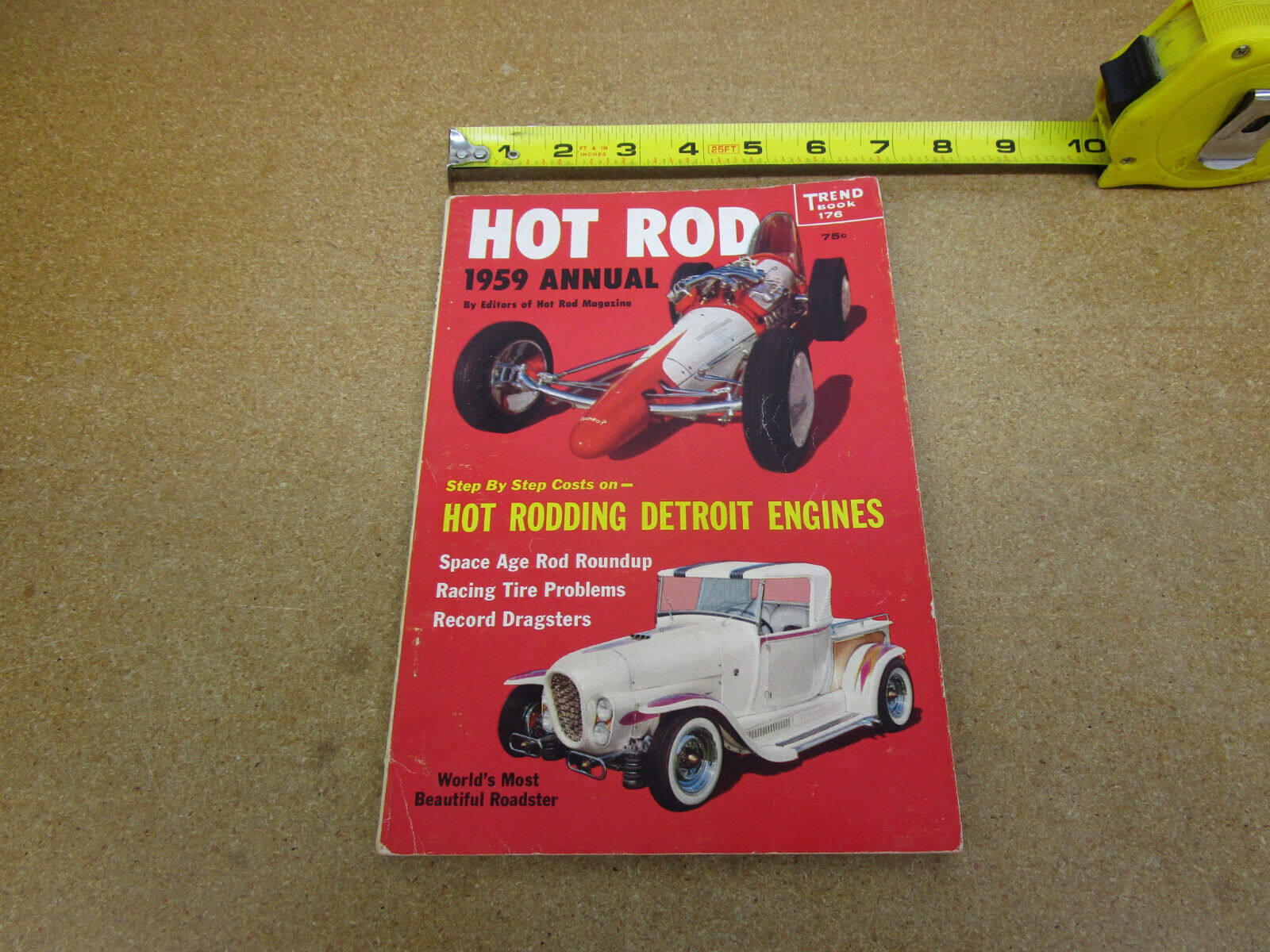 1959 HOT ROD ANNUAL Trend 176 magazine custom cars racing drag street Ford Chevy