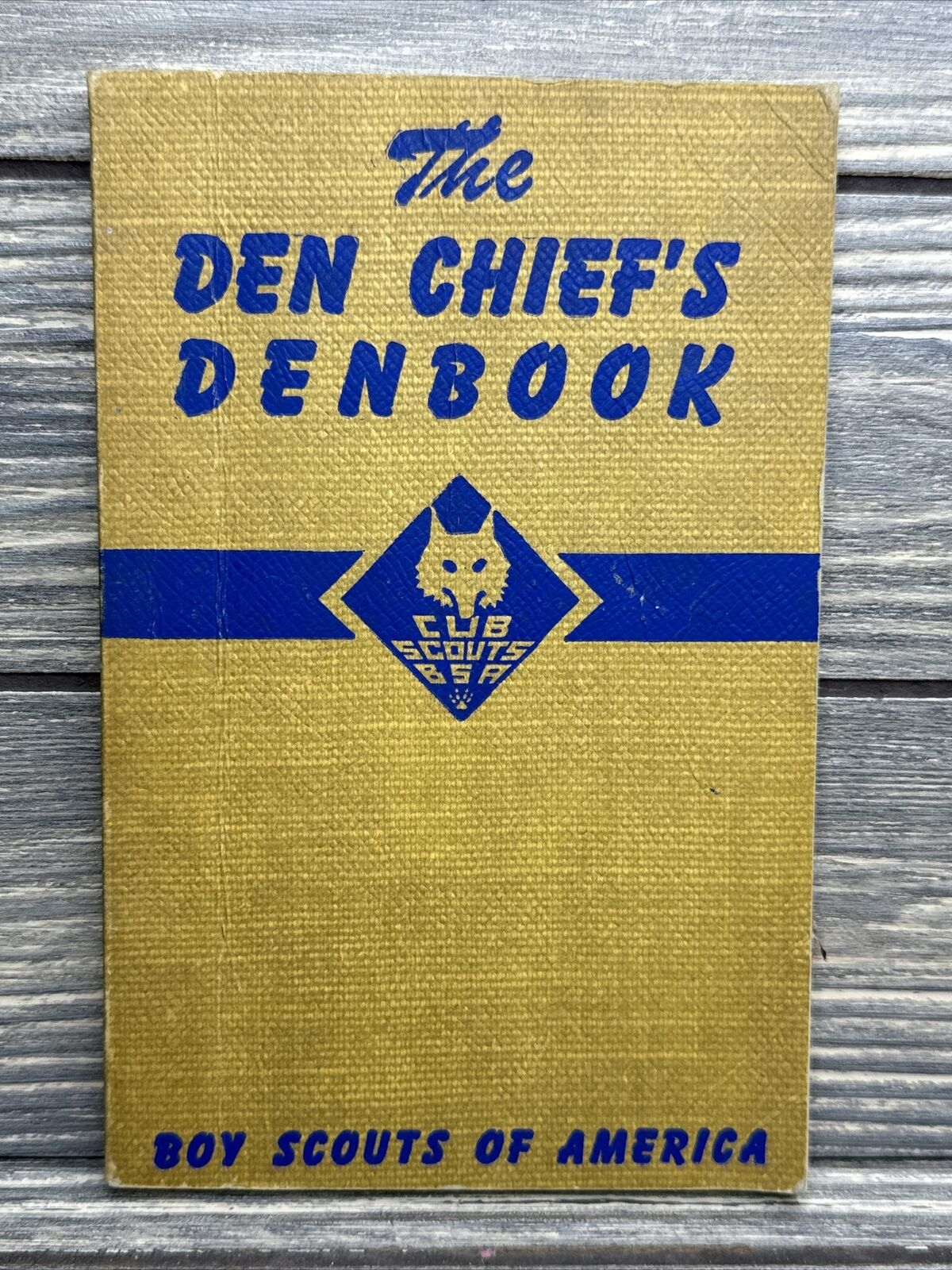 Vintage 1951 Scouts BSA The Den Chief's Denbook Handbook Boy Scouts Cub Scouts