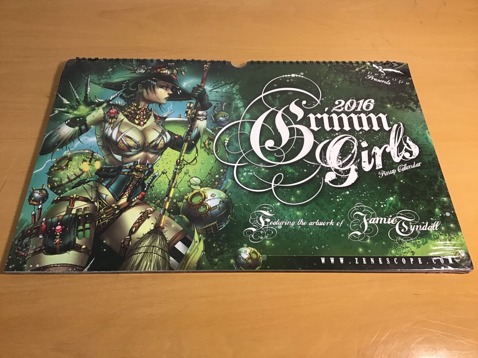 Zenescope Presents 2016 Grimm Girls Calendar Art By Jamie Tyndall Sealed Rare