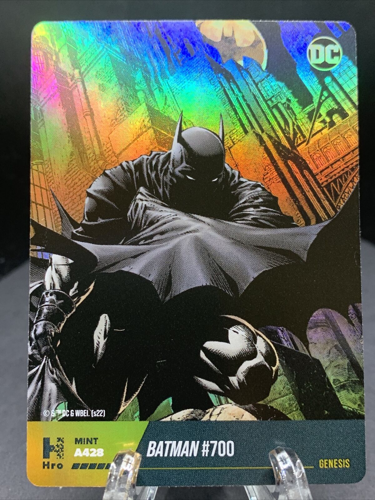 DC Hybrid Trading Card 2022 Chapter 1 Genesis Batman #700 Legendary Card #428