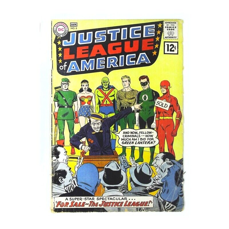 Justice League of America (1960 series) #8 in Very Good condition. DC comics [c~