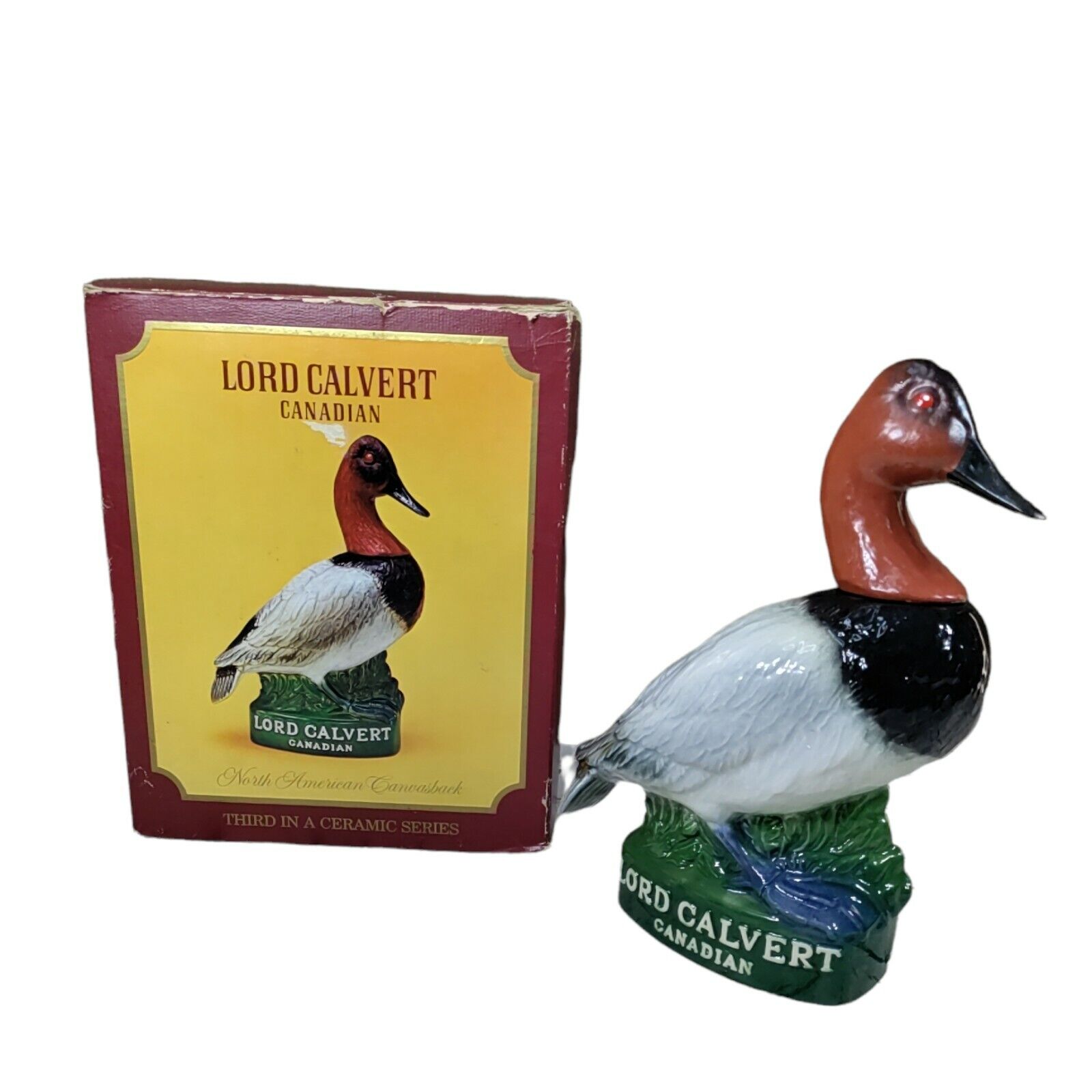 Vintage Lord Calvert Canadian 1979 Duck Decanter #3 Limited Edition W/ Box