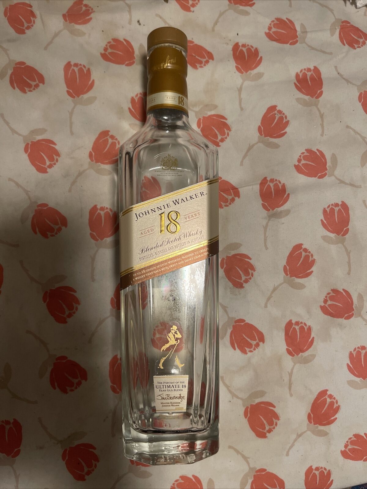 Johnnie Walker 18 Years 750ml Empty Bottle 