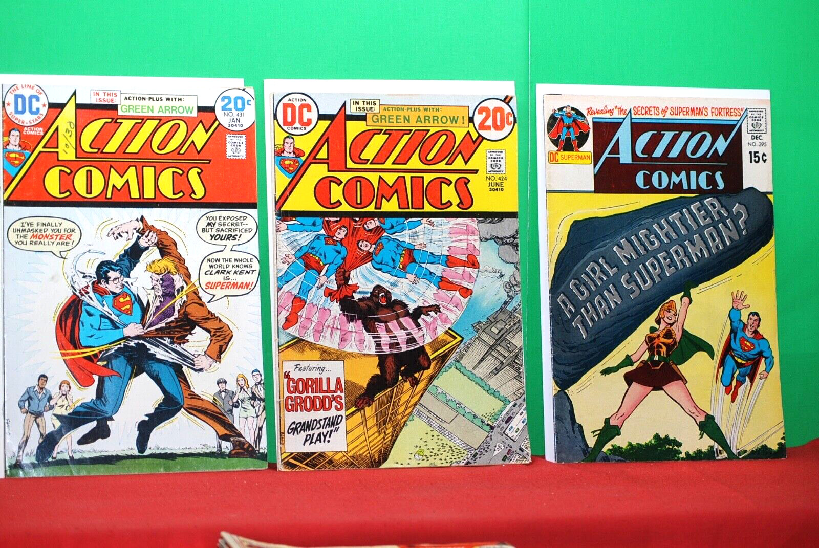 SUPERMAN ACTION #485-499-504  WHITMAN  COMICS- 1978/80    (SEE DESCRIPTION)