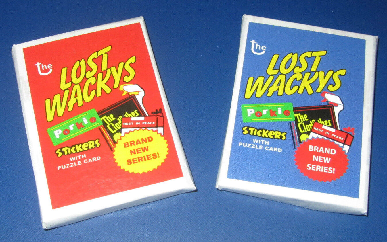 2008 LOST WACKY PACKAGES 2ND SERIES COMPLETE 33/33 SET + PUZZLE - 2 SEALED PACKS