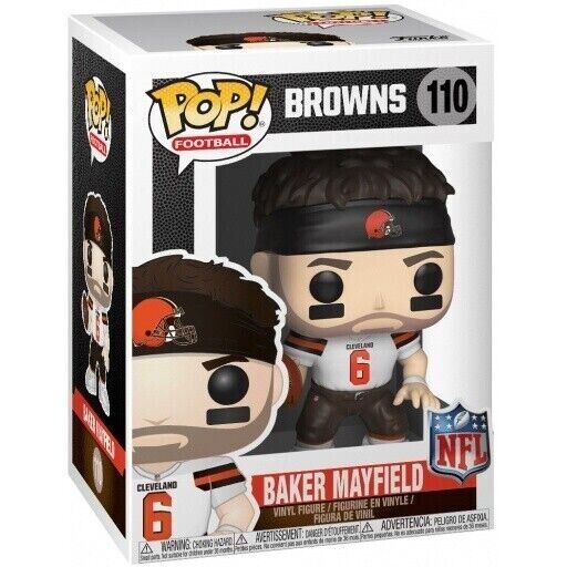 Funko Pop NFL Draft Cleveland Browns Baker Mayfield Figure w/ Protector