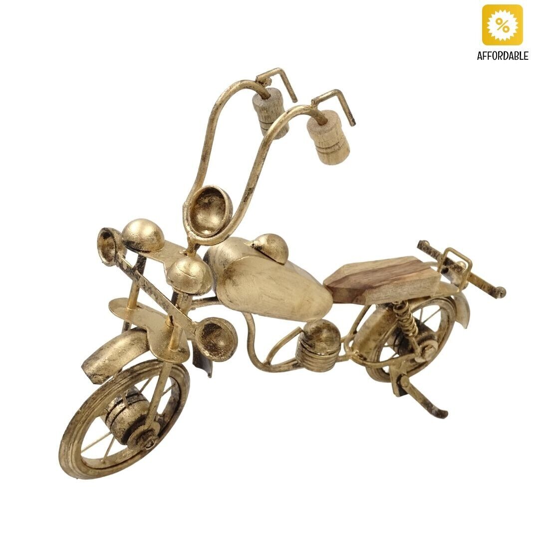 Classic Motorcycle Model Figurine Metal Decoration A Gift For A Motorcyclist