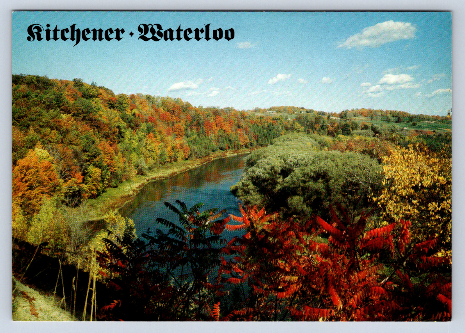 Vintage Postcard Kitchner Waterloo Mennonite Cambridge