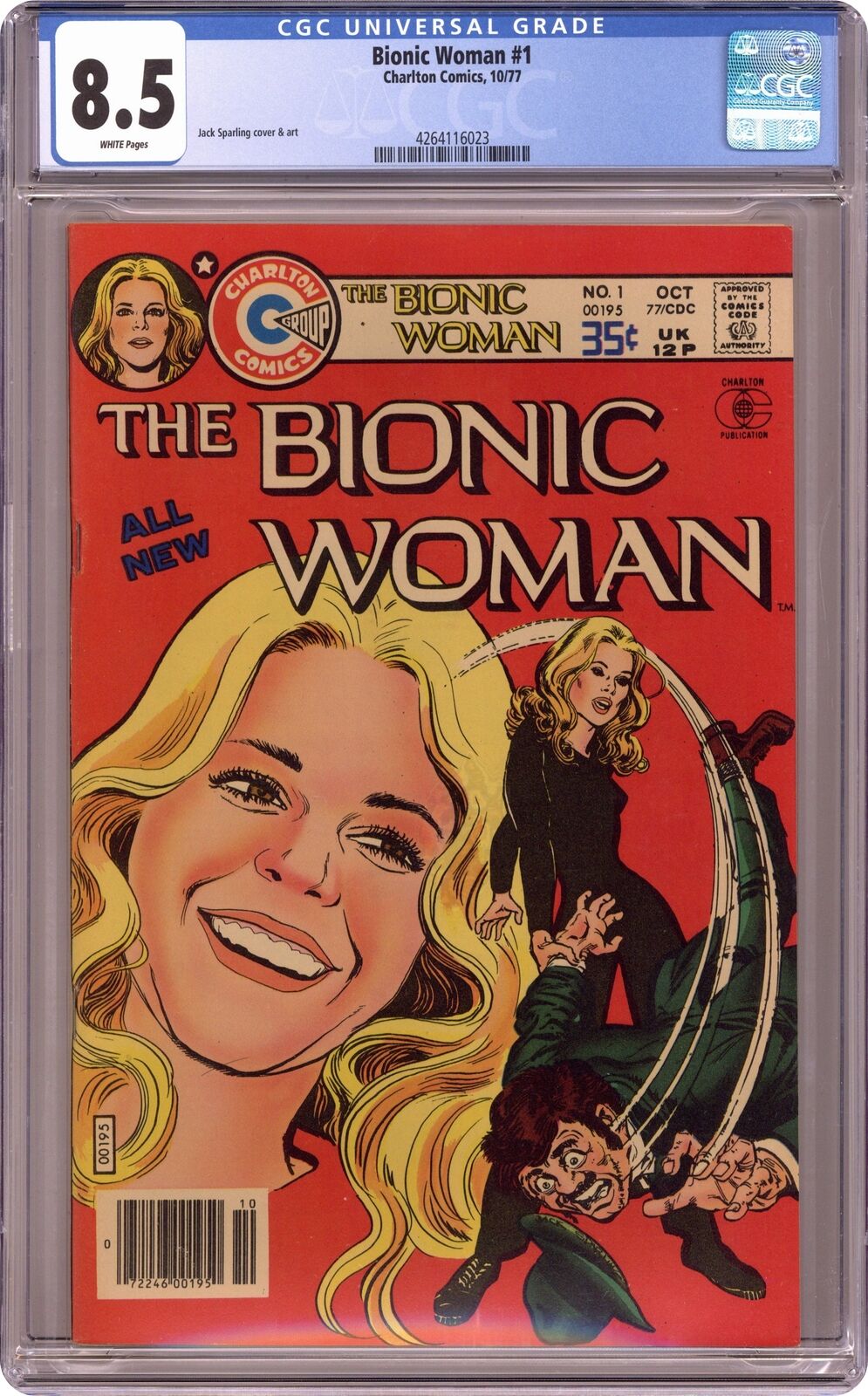 Bionic Woman #1 CGC 8.5 1977 4264116023