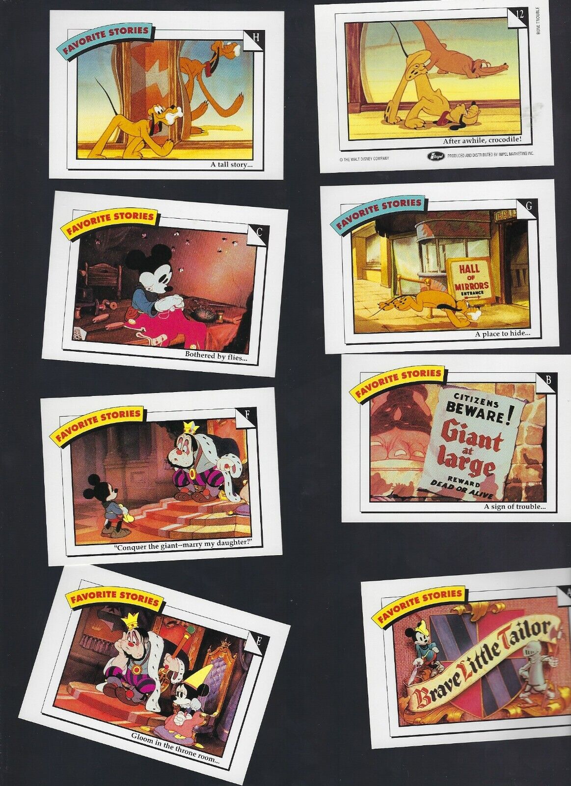 Rare Full Set Impel Walt Disney Collector Cards #1-210