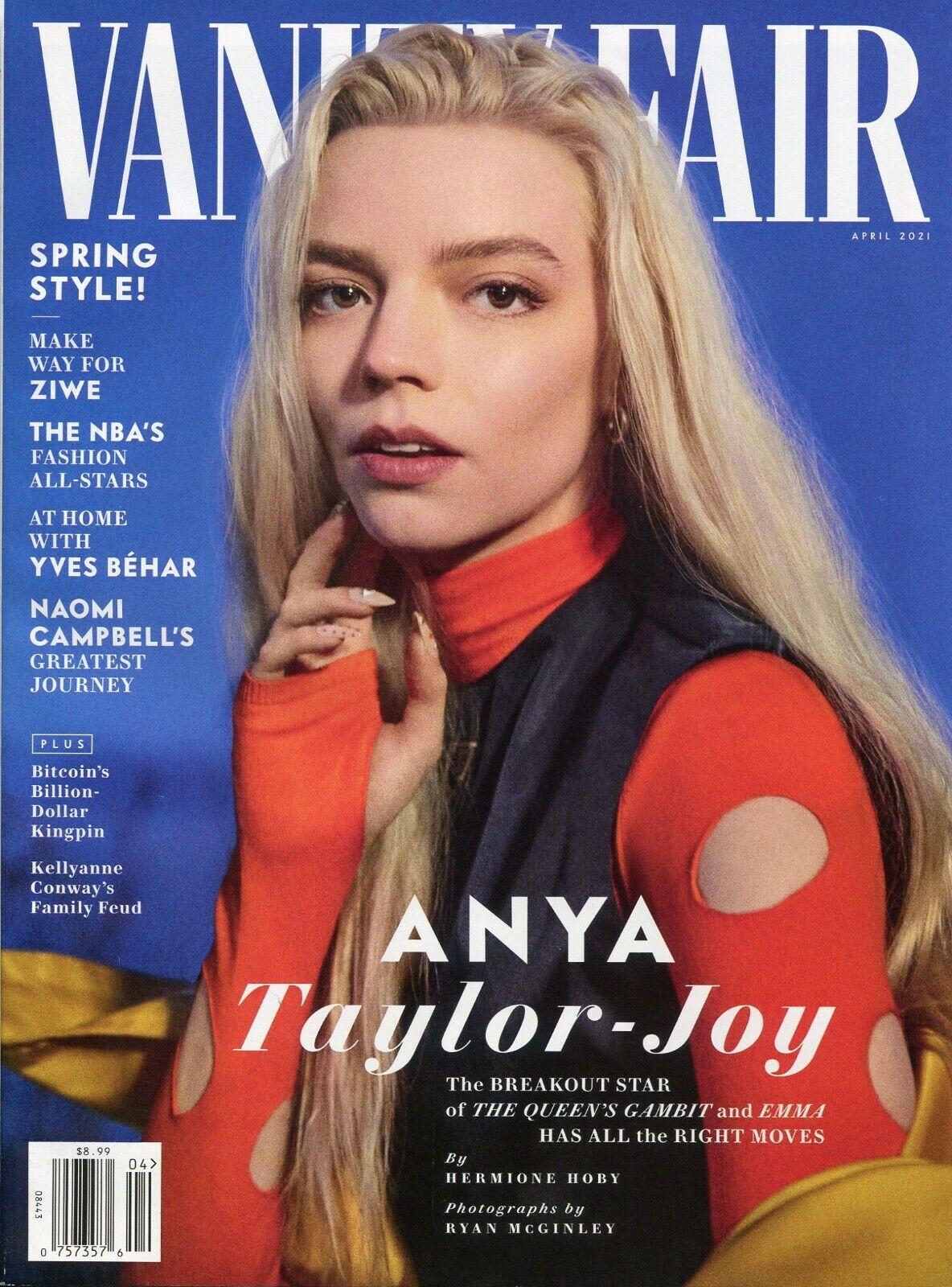 Vanity Fair Magazine April 2021 - Anya Taylor-Joy Queen\'s Gambit, Naomi Campbell
