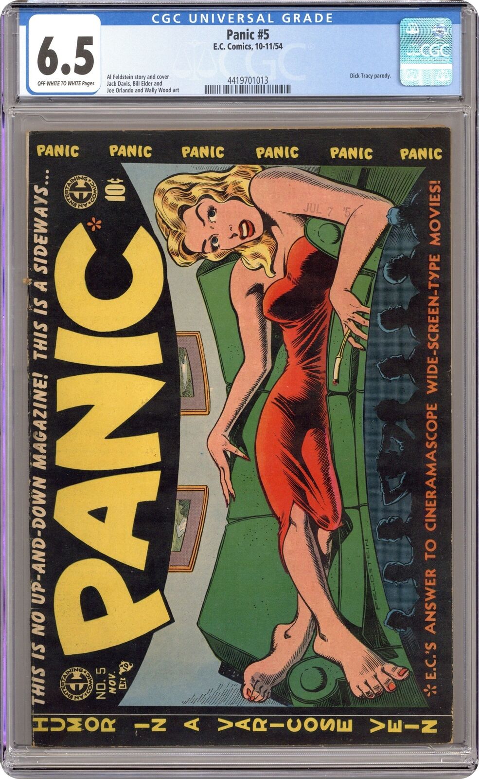 Panic #5 CGC 6.5 1954 4419701013