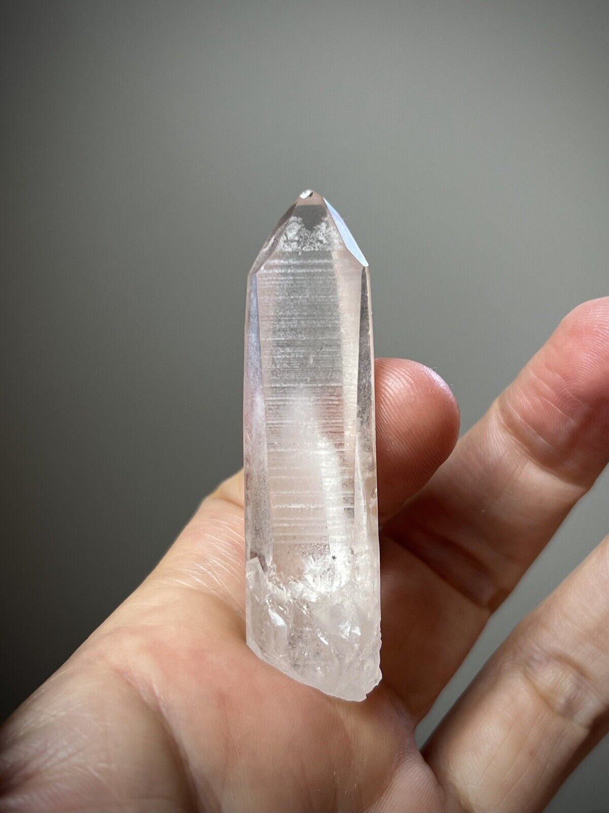 Lemurian Quartz Crystal Phantom Quartz Inclusion Quartz Brazil Lemurian Crystal