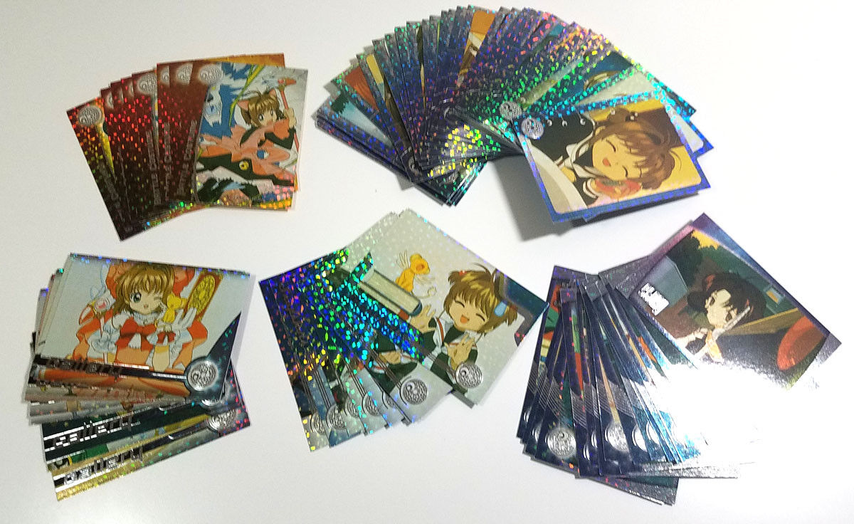 Cardcaptors - Upper Deck FOIL RARE CHASE Card LOT of 84 [EX] - Cardcaptor Sakura