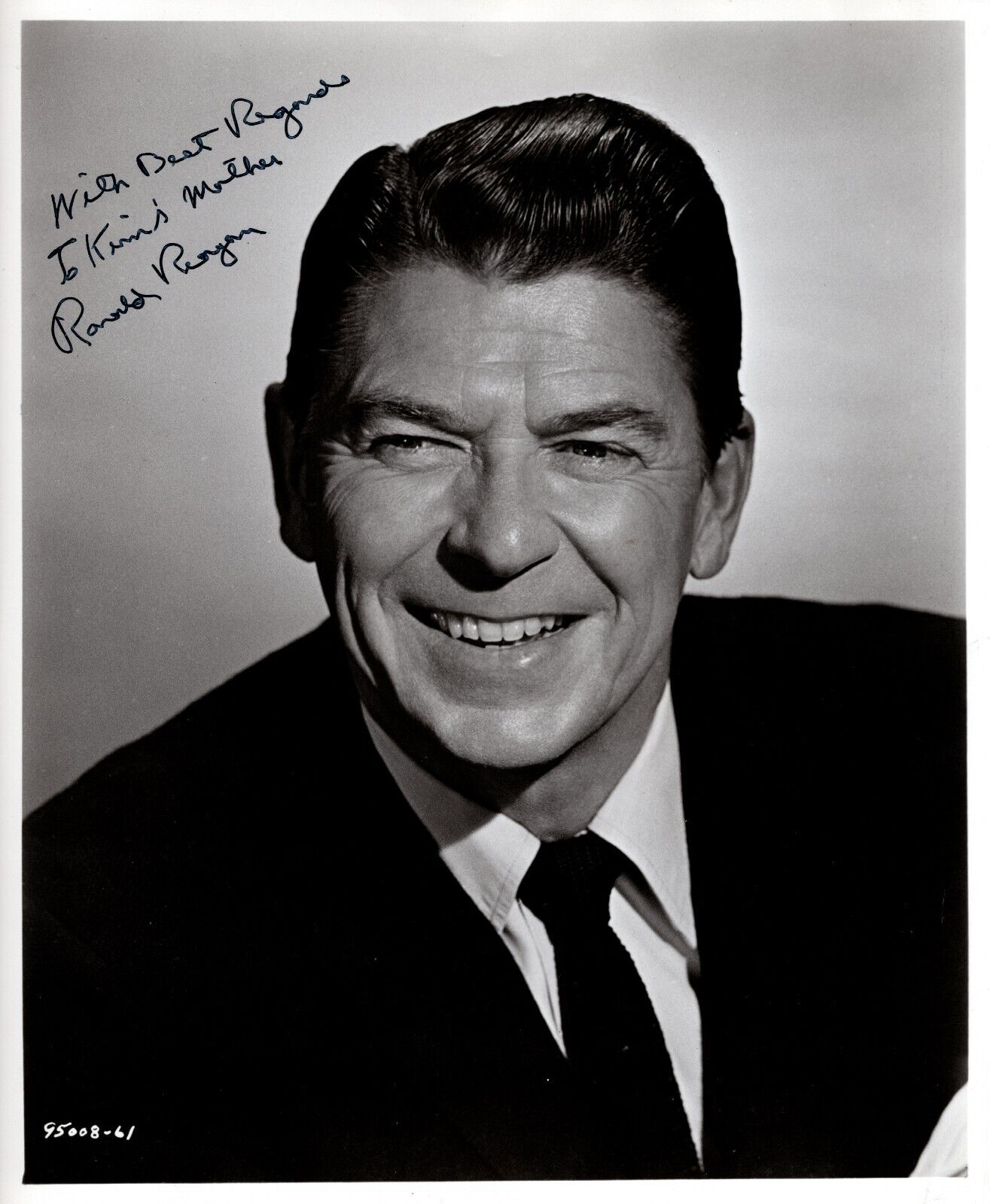 President Ronald Reagan - Photograph Signed - In Pristine Condition - JSA LOA