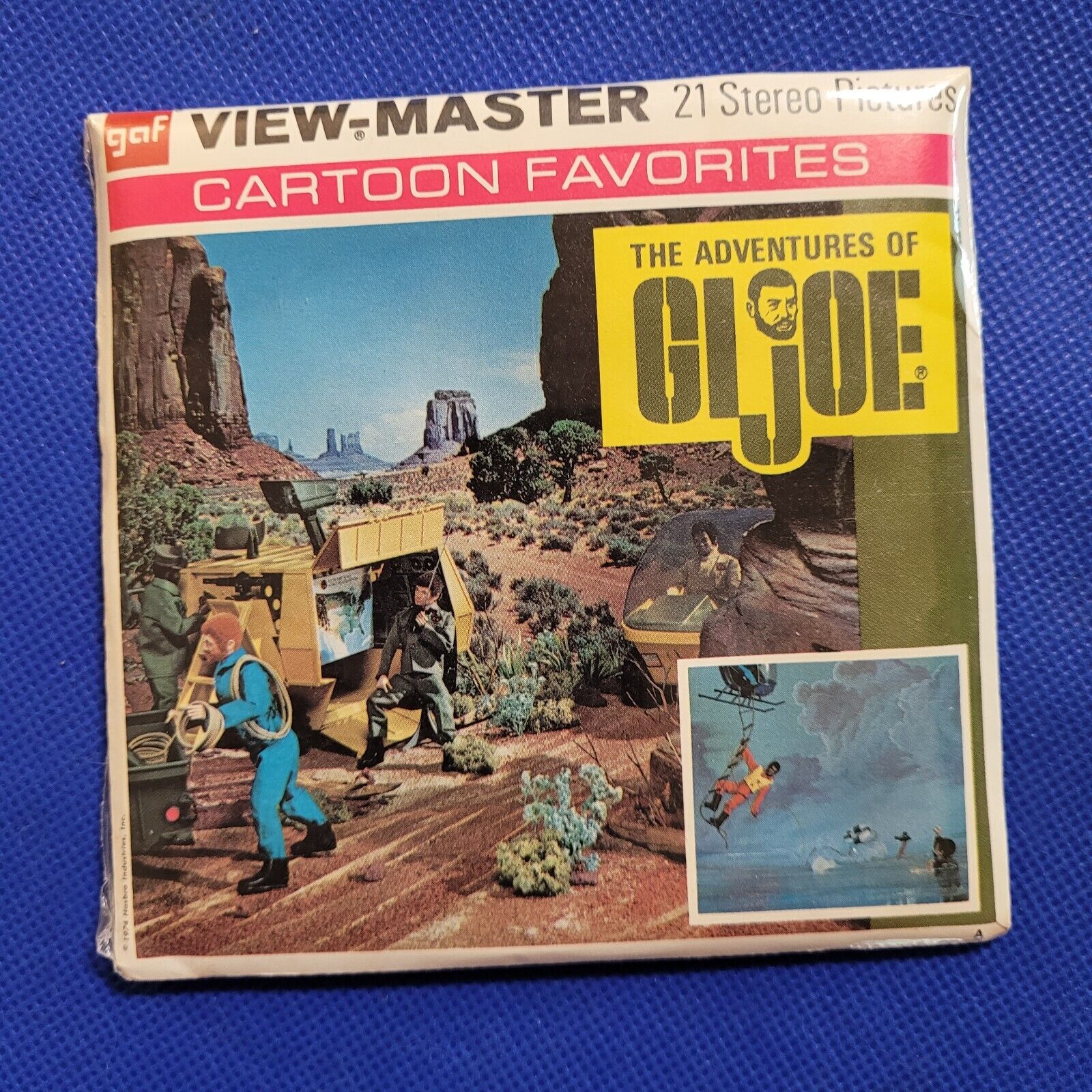 RARE SEALED Gaf B585 The Adventures of GI Joe view-master 3 Reels Cartoon Packet