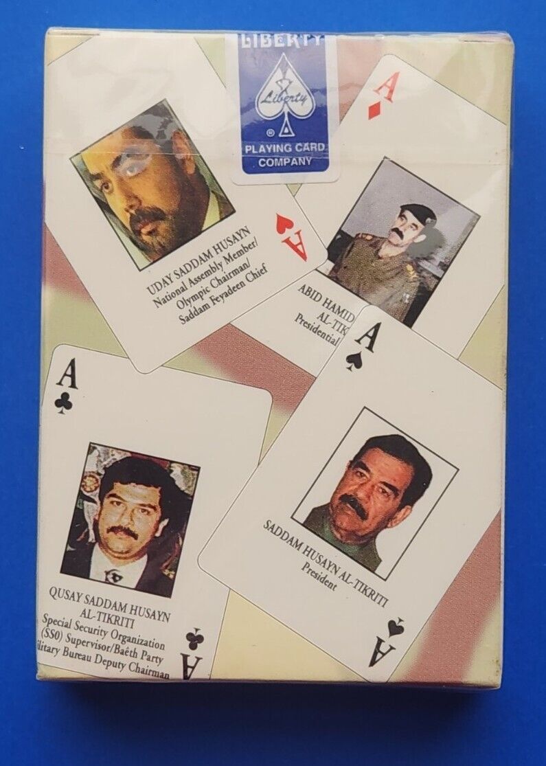 Iraqi Most Wanted Playing Cards Saddam | Iraq /Operation Enduring Freedom New