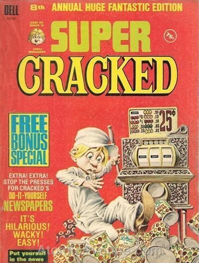 Super Cracked #8 GD; Dell | low grade comic - we combine shipping