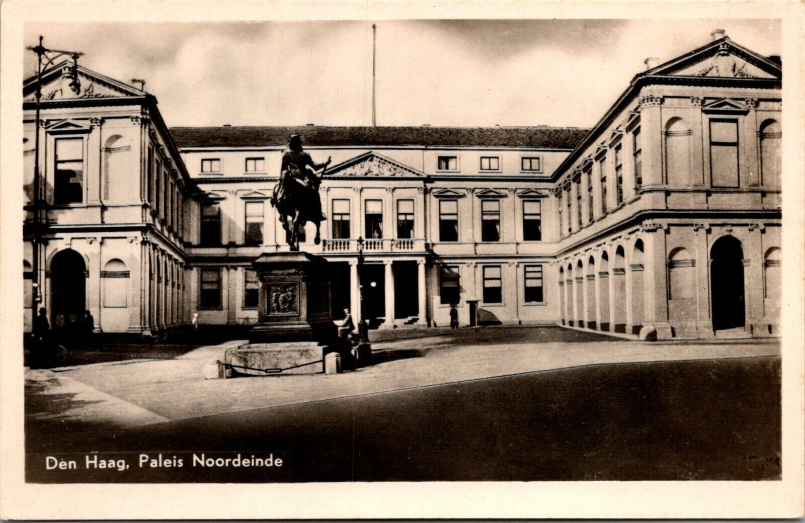 Postcard RPPC Noordeinde Palace The Hague South Holland