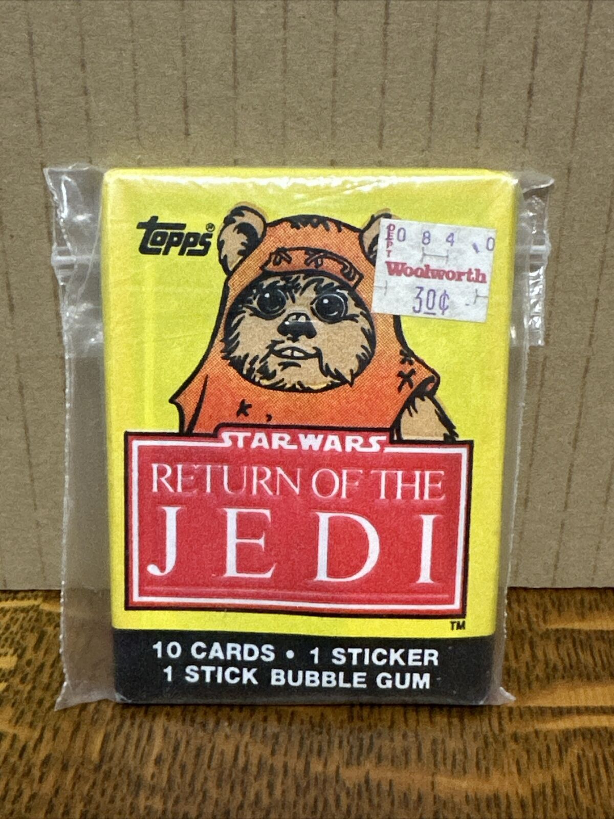 1983 Topps Return of the Jedi Ewok Unopened Wax Pack Sealed