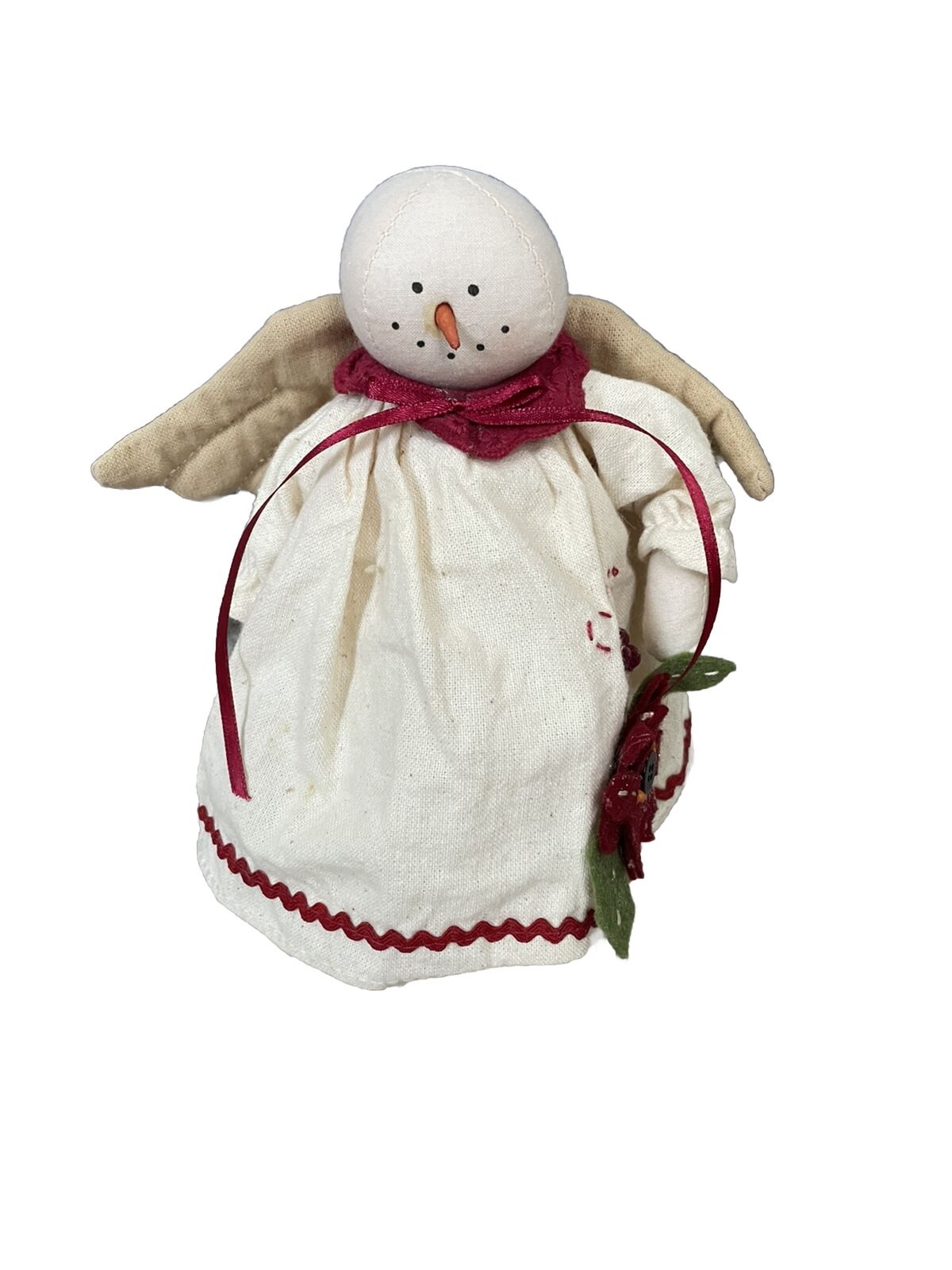 Delton Product Corp Fine Collectables Snowman Angel 8”