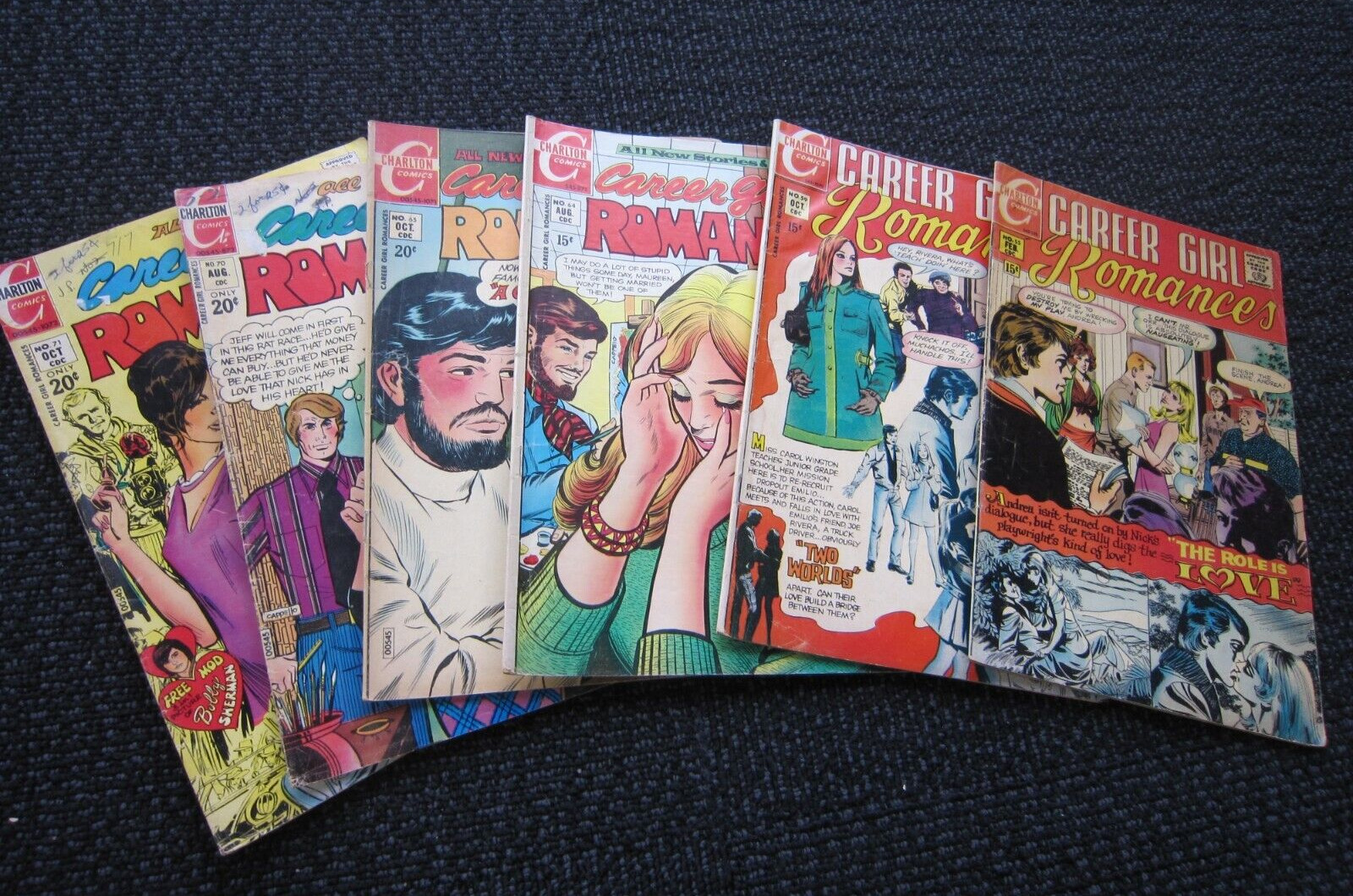 Career Girl Romances comic lot - 1970 & up