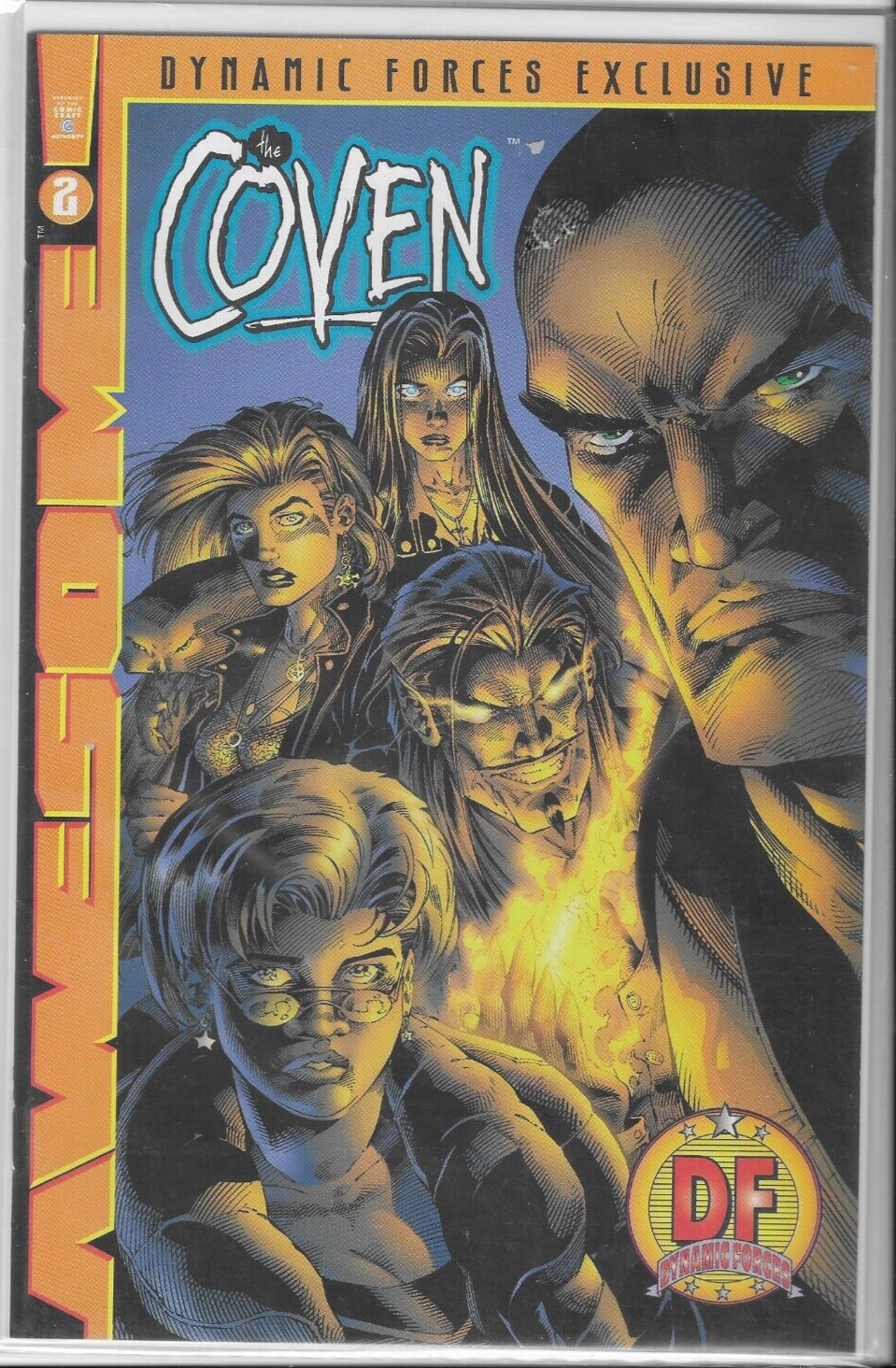 THE COVEN #2 1997 DYNAMIC FORCES EXCLUSIVE VARIANT COVER W/COA #2247 OF 3500