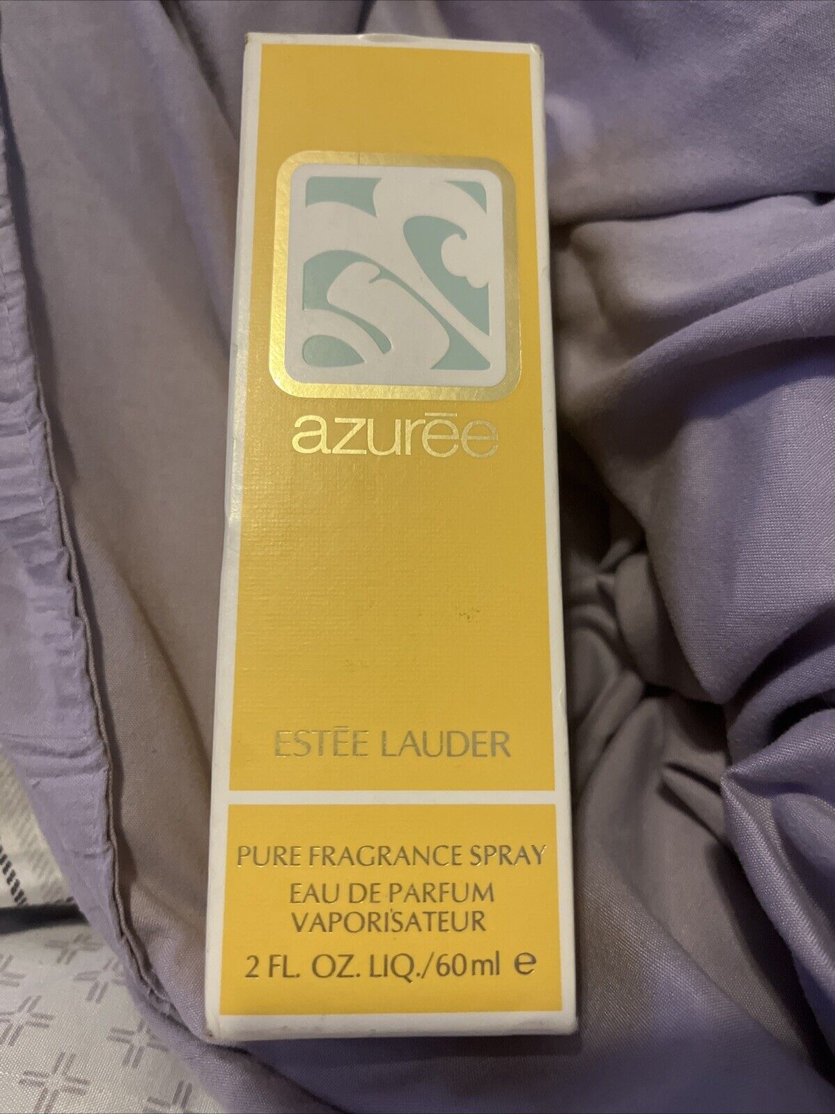 Vintage Estee Lauder Azuree Pure Fragrance Spray Perfume For Women 2 oz / 60ml