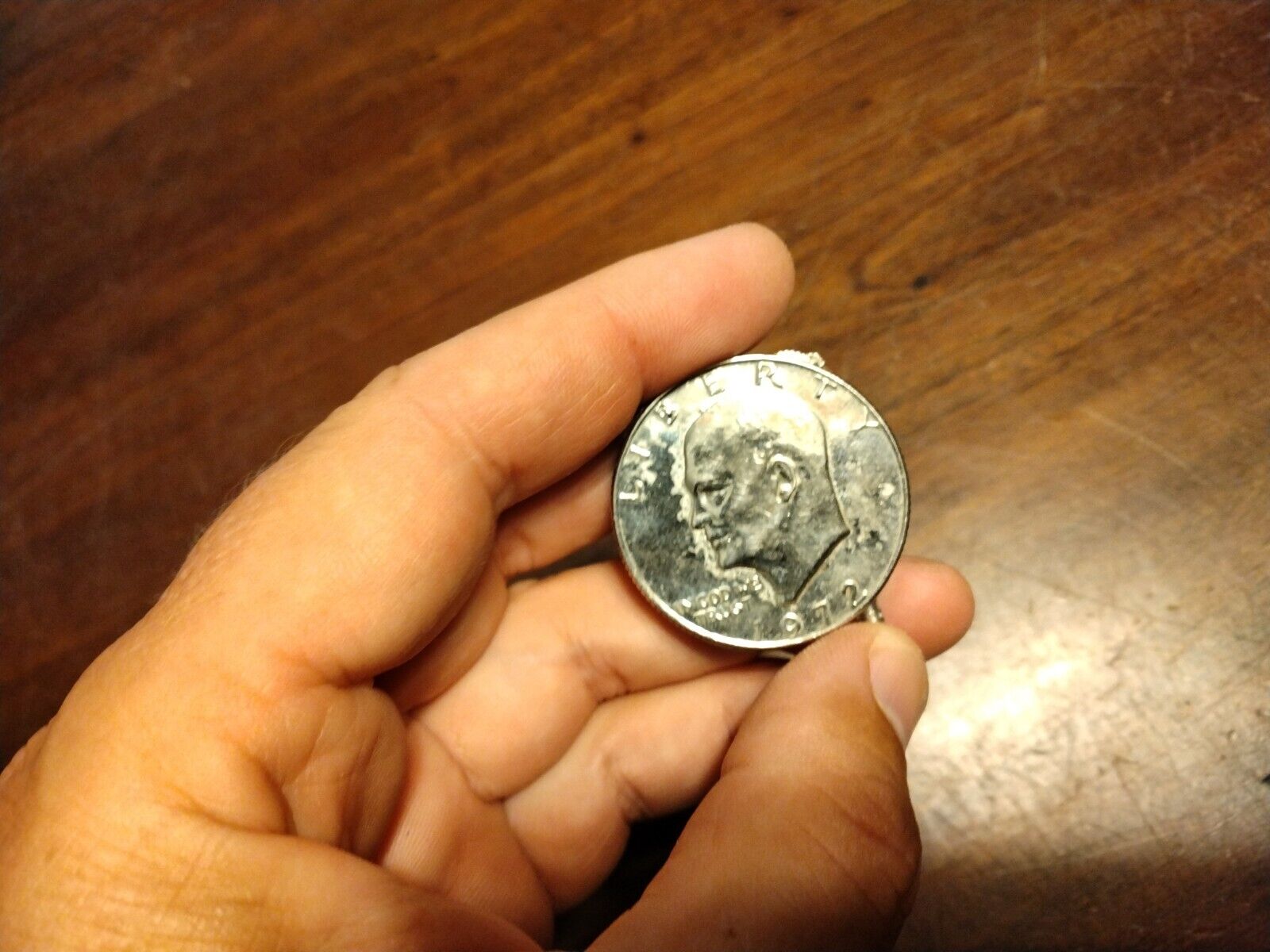 Vintage $1 Coin 1972 Waco Lighter President Eisenhower Collectible Flip Open