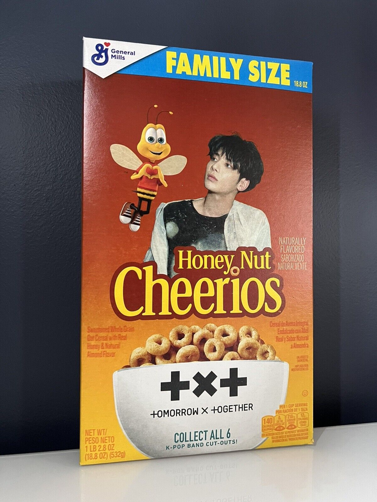 ⚫️New Limited Edition Honey Nut Cheerios K-Pop Taehyun Tomorrow Together Cereal