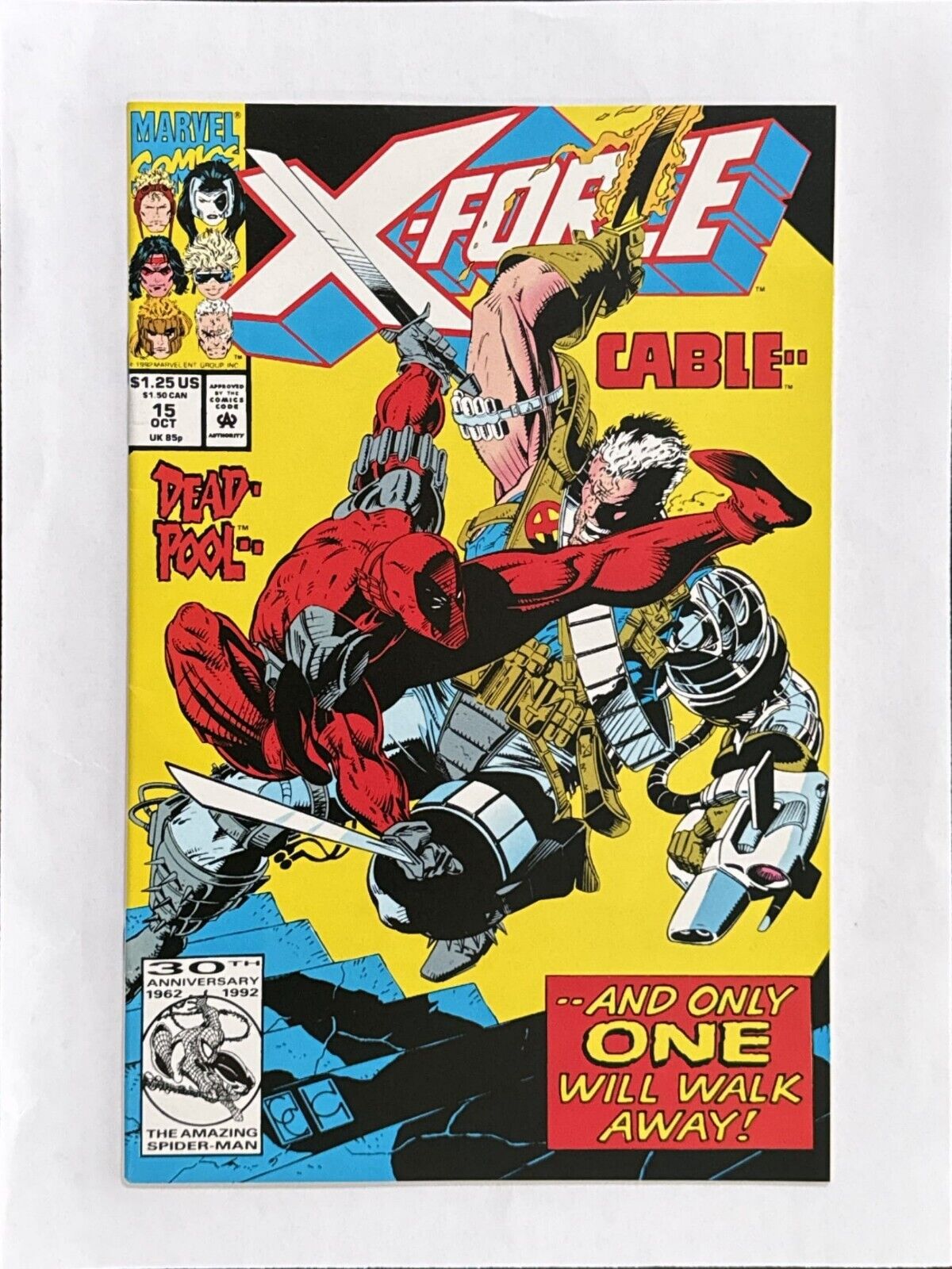 X-Force #15: Dry Cleaned: Pressed: Bagged: Boarded NM+ 9.6
