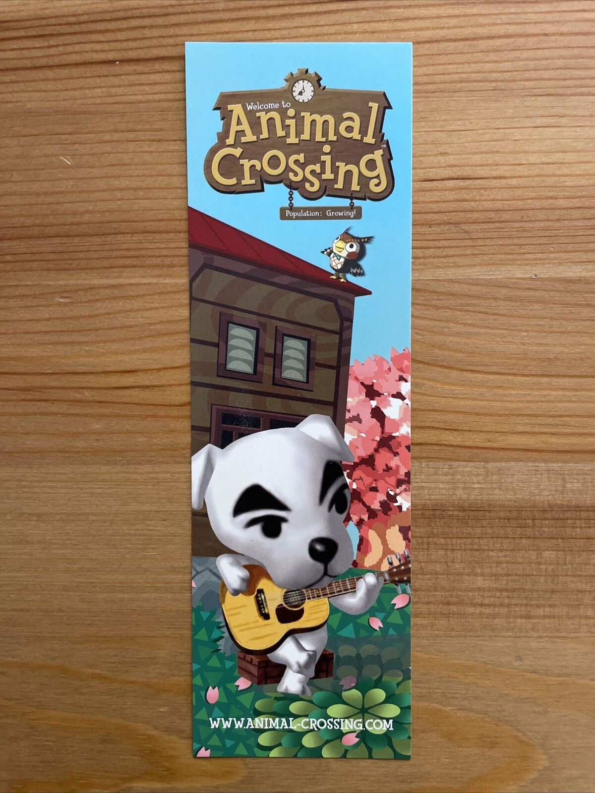 RARE Official Nintendo GameCube Promotional Animal Crossing KK Slider Bookmark