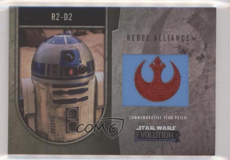 2016 Topps Star Wars Evolution Commemorative Flag Patch /170 R2-D2 Patch 0x1m