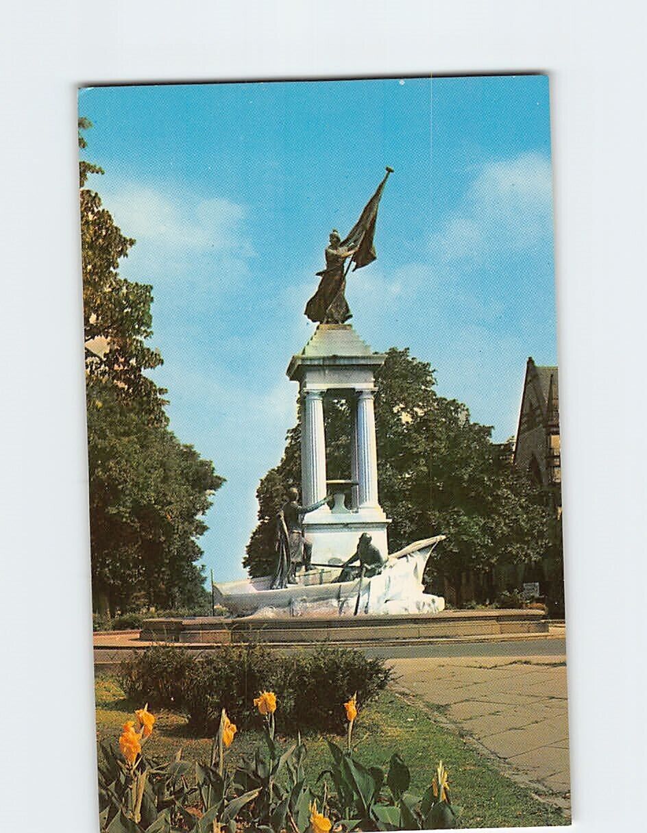 Postcard Francis Scott Key Monument Eutaw Place Baltimore Maryland USA