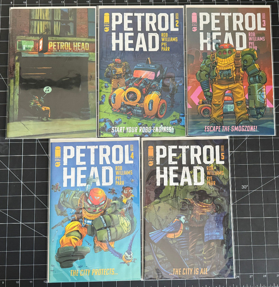 Petrol Head #1 #2 #3 #4 #5 Complete Run Comic Book Lot - Image Comics