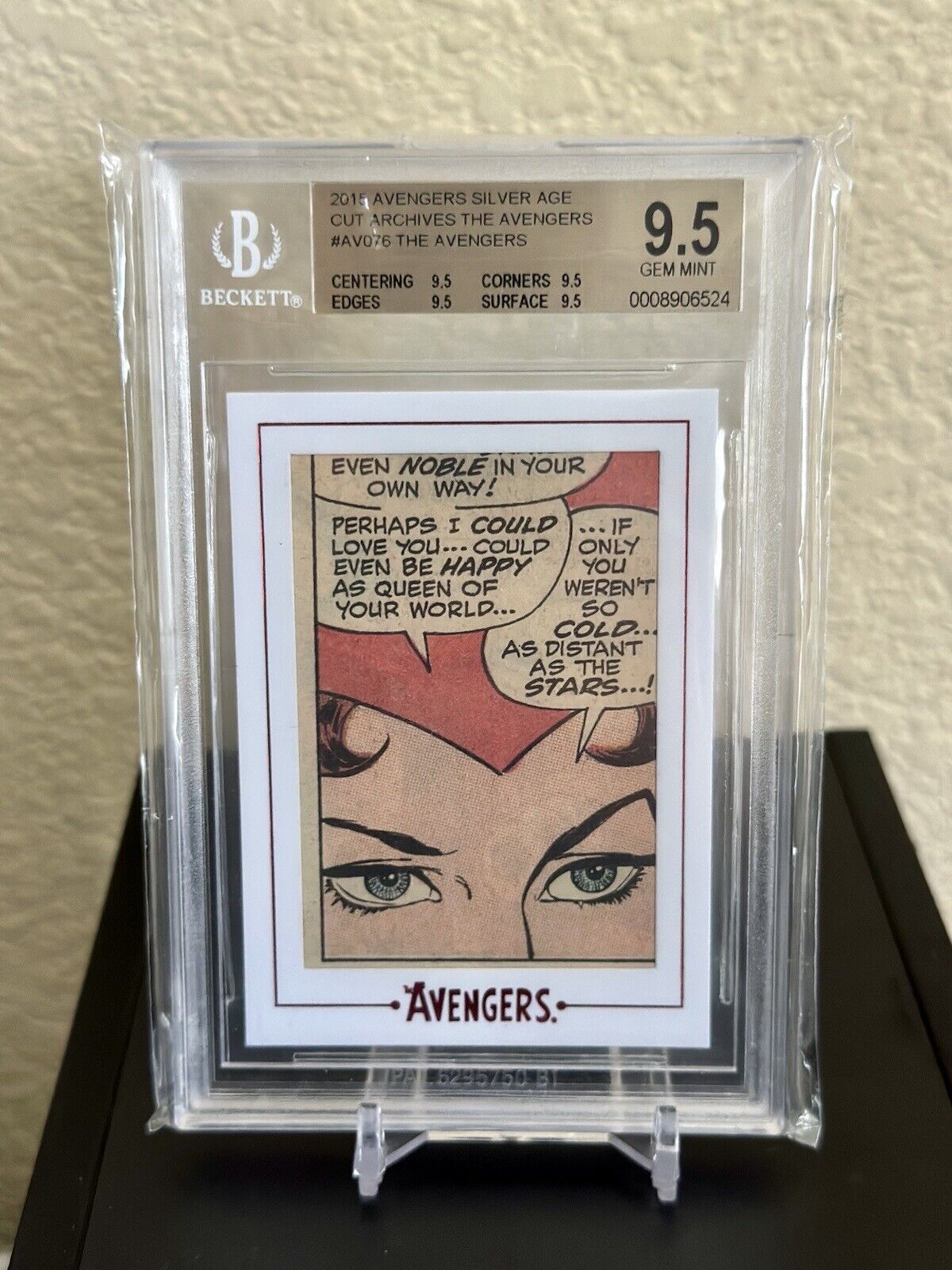 2015 Avengers Silver Age SCARLET WITCH #76 Comic Cut Panel Archives /133 BGS 9.5