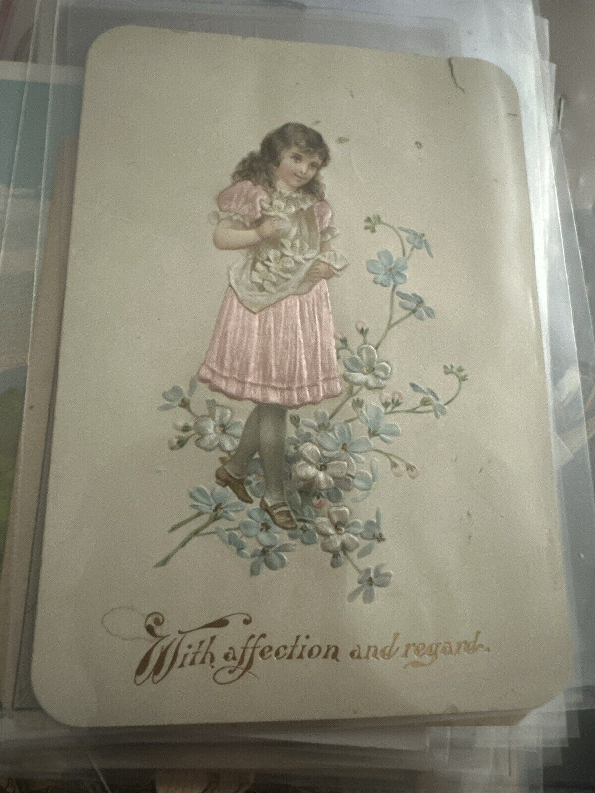 VICTORIAN TRADE CARD   With Affection And Regards
